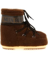 Moon Boot - Icon Low Fleece Ankle Boots - Lyst