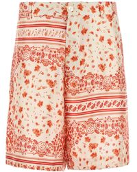 Fendi - Floral Shorts - Lyst