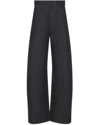 Lemaire - High Waisted Curved Pants - Lyst
