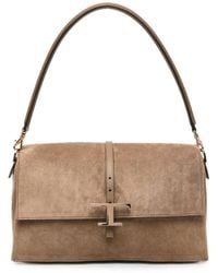 Tod's - T Timeless Leather Shoulder Bag - Lyst