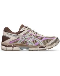 Asics - Gel-Cumulus 16 Mesh And Glossy Synthetic Leather Sneakers - Lyst