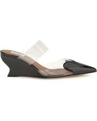 Alaïa - Alaia Le Coeur Patent Leather Mules - Lyst