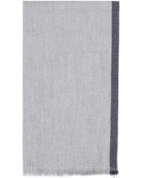 Brunello Cucinelli - Sciarpa Di Lana E Cashmere - Lyst