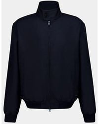 Gucci - Button-Collar Zip-Up Jacket - Lyst