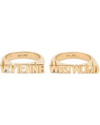 Vivienne Westwood - Set Of Two Rings Essex - Lyst