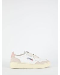 Autry - Medalist Leather And Suede Sneakers - Lyst