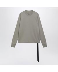 Rick Owens - Tower Mineral Cotton Crewneck Sweatshirt - Lyst