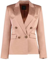 Pinko - Blazer Satin Cotton Blazers - Lyst
