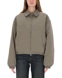 Our Legacy - Boxy Oversized Sports Jacket With Elasticated Hem - Lyst