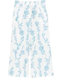 Etro - Cotton Polyester Pants - Lyst