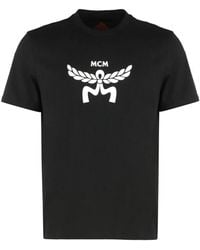 MCM - Cotton Crew-Neck T-Shirt - Lyst