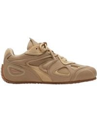 Axel Arigato - Light Leather Panelled Flat Shoes - Lyst