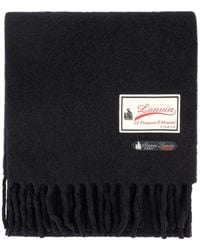 Lanvin - Fluffy Smash With Label Scarf - Lyst