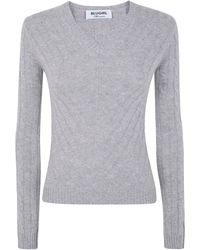 Blugirl Blumarine - Mix Cashmere Braids Sweater - Lyst