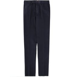 ZEGNA - Dark Regular Trousers - Lyst