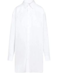 Maison Margiela - Poplin Shirt Mini Dress - Lyst
