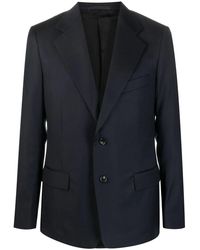 Lanvin - Single-Breasted Wool Jacket - Lyst