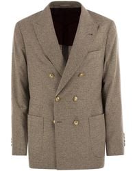 Brunello Cucinelli - One-And-A-Half Breasted Deconstructed Jacket - Lyst
