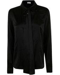 P.A.R.O.S.H. - Silk Shirt With Ribbon - Lyst