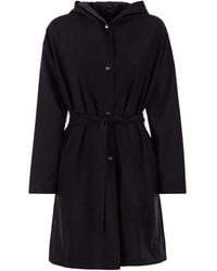 Herno - Reversible Coat With Hood - Lyst