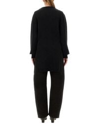 Lemaire - Shirt With Slits Wool Jumpers - Lyst
