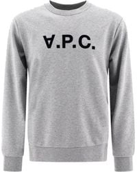 A.P.C. - Felpa Standard Grand Vpc Gots - Lyst