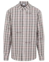 Off-White c/o Virgil Abloh - Flannel Cotton Shirt - Lyst