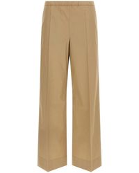 Moncler - Grosgrain Logo Patch Pants - Lyst