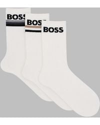 BOSS - 3-Pack Calzini Con Logo - Lyst
