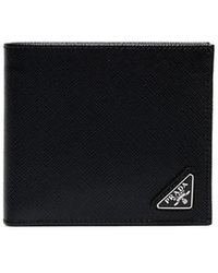 Prada - Leather Bill Wallets - Lyst
