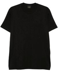 Paul & Shark - Paul & Shark Cotton Blend T-Shirt With Tone-On-Tone Logo Print - Lyst