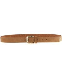Brunello Cucinelli - Inverted Leather Belt - Lyst