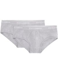 Dolce & Gabbana - Brando Set Of Two Cotton Briefs - Lyst