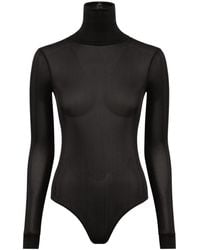 Maison Margiela - High-Neck Bodysuit - Lyst