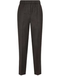 Peserico - Wool-Blend Tailored Pants - Lyst