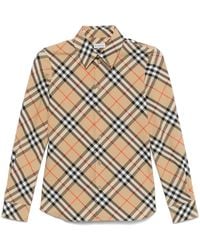 Burberry - Multicolour Cotton Plaid Shirt - Lyst