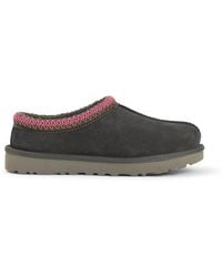 UGG - Dense Smoke Suede Leather Tasman Ii Slippers - Lyst
