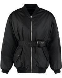 Prada - Padded Bomber Jacket - Lyst
