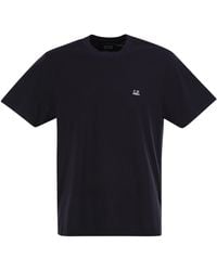 C.P. Company - Cotton T-Shirt With Print On The Back - Lyst