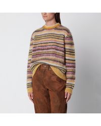 Isabel Marant - Isabel Marant Etoile Morine Multicolored Striped Mohair Sweater - Lyst