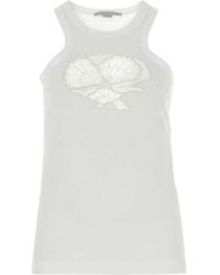 Stella McCartney - Cotton Tank Topa - Lyst