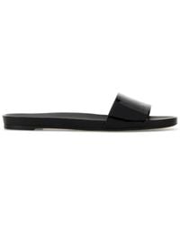 Prada - Leather Slippers - Lyst