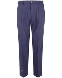 Herno - Pleated Front Pants - Lyst