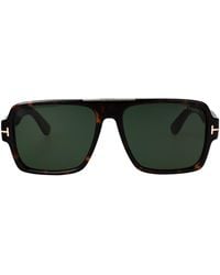 Tom Ford - Avana Scura Verde Acetate Sunglasses - Lyst