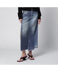 Our Legacy - Craft Midi Denim Skirt - Lyst