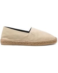 Saint Laurent - Cotton Gabardine Espadrille - Lyst