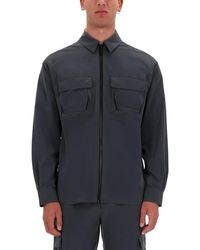 Versace Jeans Couture - Zippered Shirt - Lyst