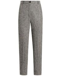 Dolce & Gabbana - Dolce & Gabbana Tweed Melange Pants - Lyst