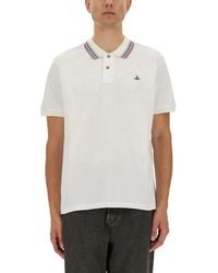Vivienne Westwood - Classic Cotton Pique Polo Shirt - Lyst