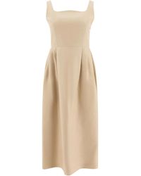 Sandbeige - Silk Dress - Lyst